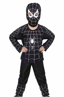 Obrázok z Detský kostým Spiderman čierny 122-134 L