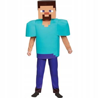 Obrázok z Detský kostým Minecraft Steve 116-122 M