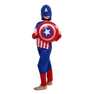Obrázok z Detský kostým Kapitán Amerika so štítom 98-104 S