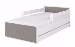 Obrázok Detská posteľ Max Čalúnená 160x80 cm - Biela