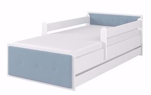 Obrázok Detská posteľ Max XL Čalúnená 180x90 cm - Biela
