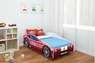 Obrázok Detská posteľ V Auto Červená