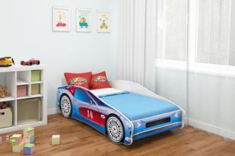 Obrázok z Detská posteľ V Auto Modrá