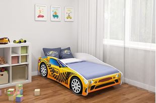 Obrázok Detská posteľ V Auto Žltá