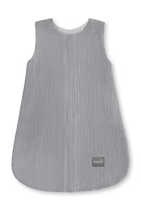 Obrázok Obojstranný ľahký mušelínový spací vak Dark Grey 0-4 mesiace S