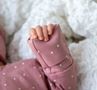 Obrázok z Moniel Novorodenecké body s uzlom Dots ružová 0-3 mesiace