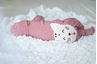 Obrázok z Moniel Detský rastúci overal Mačka Dots ružová Veľkosť: 56 1-3 mesiace