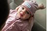 Obrázok z Moniel Detská čiapka Dots ružová 0-3 mesiace