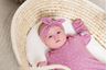 Obrázok z Moniel Detská čelenka Dots ružová 0-24 mesiacov