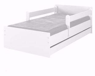 Obrázok Detská posteľ Max XXL bez potlače 200x90 cm - Biela