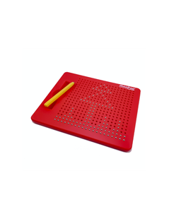 Obrázok Magnetická kresliaca tabuľka Magpad - červená - 380 guličiek