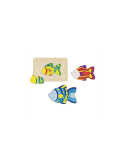 Obrázok z Vrstvené puzzle - ryby