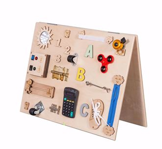 Obrázok z Detská obojstranná tabuľka vzdelávania a zábavy S kalkulačkou