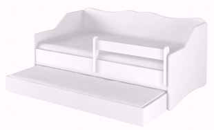 Obrázok Dvojitá detská posteľ LULU 160x80 cm - Biela
