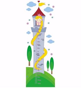 Obrázok Meter na stenu - Princezná vo veží