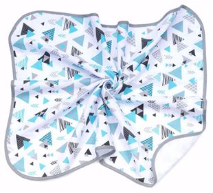 Obrázok Mušelínová deka Trojuholníky