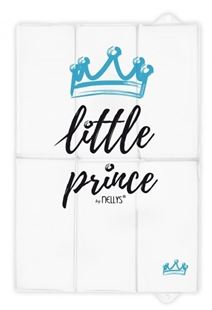 Obrázok Cestovná prebaľovacia podložka, mäkká, Little Prince, , 60x40cm, biela, modrá