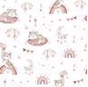 Obrázok z Detská zavinovačka Ospalé lištičky/ružová velvet